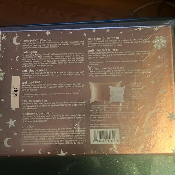 Slip GIFT SET Rose Gold Queen Pillowcase, Delicate Bag - Picture 4 of 4